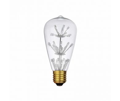 Лампа светодиодная филаментная Loft IT E27 3W прозрачная ST64-47LED