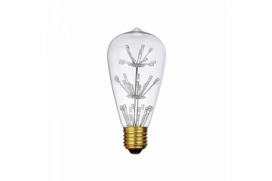 Лампа светодиодная филаментная Loft IT E27 3W прозрачная ST64-47LED
