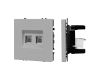 Механизм сдвоенной компьютерной розетки Arlight SCT-NOBE-MPC2-SFPL-IS (RJ-45, CAT6) 059451