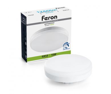 Светодиодная диммируемая лампа Feron LB-457 GX53 15W 6400K 51069
