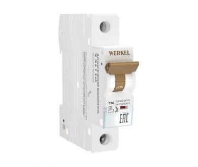 Купить Автоматический выключатель 1P 16 A C 6 кА Werkel W901P166 4690389192562 a062457 Автоматический выключатель 1P 16 A C 6 кА Werkel W901P166 4690389192562 a062457