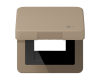 Рамка с подпружиненной крышкой для USB-механизмов Jung CD590KLUSBGB
