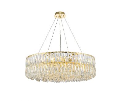 Купить Подвесная люстра Indigo Vortice 12050/18P Gold V000598 Подвесная люстра Indigo Vortice 12050/18P Gold V000598