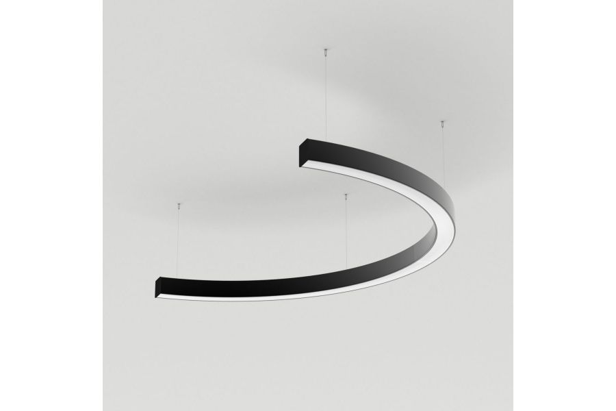 Подвесной светильник Arlight SP-LINE-HANG-ARC-C3535-D800-28W Warm3000 (BLACK, 230V) (Металл) 034016(2)
