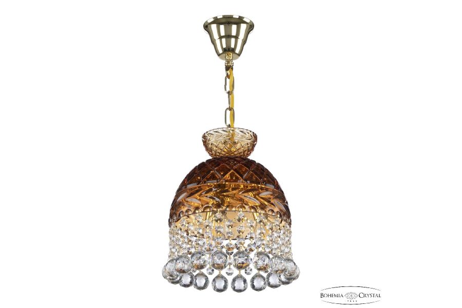 Подвесной светильник Bohemia Ivele Crystal 5478/22 G Amber/M-1F Balls