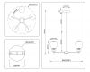 Люстра на штанге Ambrella Light High Light Ceramo Modern LH53164