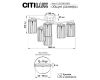Потолочная люстра Citilux Axis CL313261