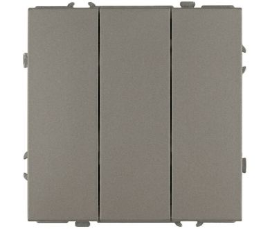 Выключатель Эра Galaxy 15-1107-07 тройной 10АХ-250В IP20 титан Б0070726