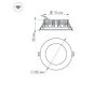 Встраиваемый светодиодный светильник Arlight LTD-105WH-Frost-9W Warm White 021067