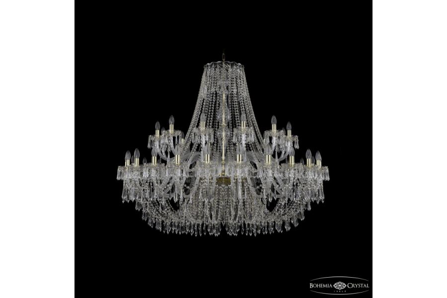 Подвесная люстра Bohemia Ivele Crystal 1403/24+12/530 G