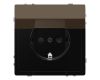 Розетка Schneider Electric Merten D-Life 16A с/з и крышкой MTN2310-6052