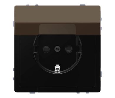 Розетка Schneider Electric Merten D-Life 16A с/з и крышкой MTN2310-6052