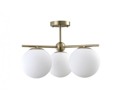 Люстра на штанге Crystal Lux FELIZ SP-PL3 BRONZE/WHITE