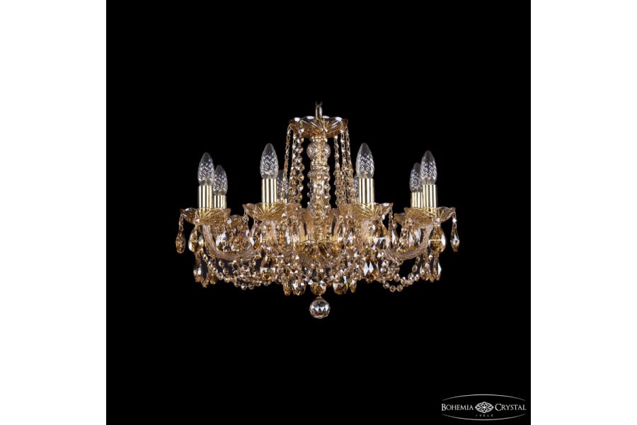 Подвесная люстра Bohemia Ivele Crystal 1402/8/195 G M721