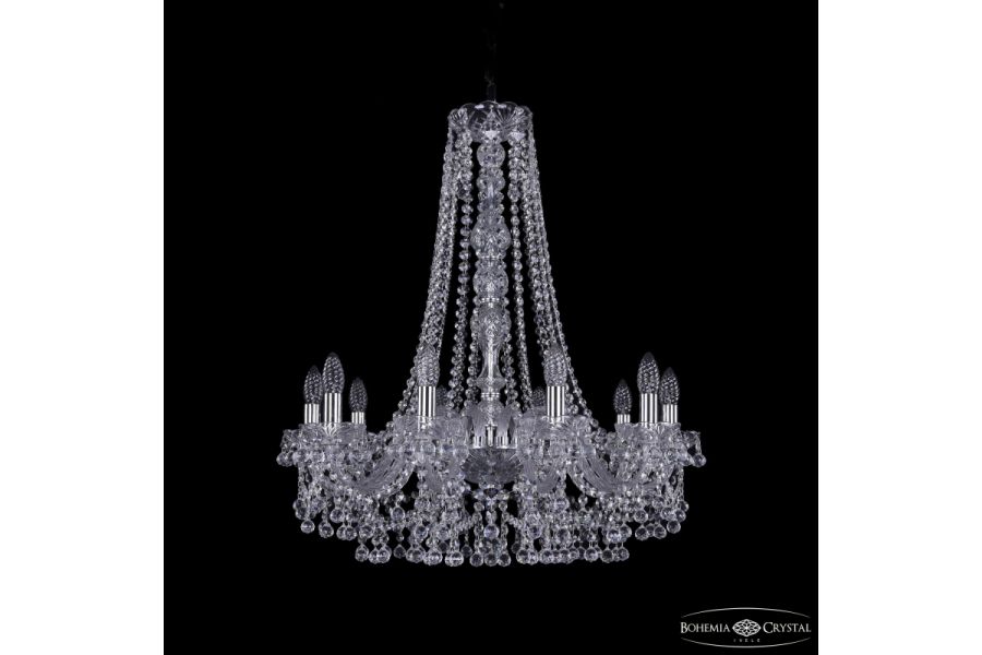 Подвесная люстра Bohemia Ivele Crystal 1409/10/240/h-76 Ni