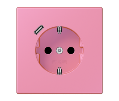 Купить Розетка 2K+З USB Typ C Jung LC1520-18C246 Розетка 2K+З USB Typ C Jung LC1520-18C246