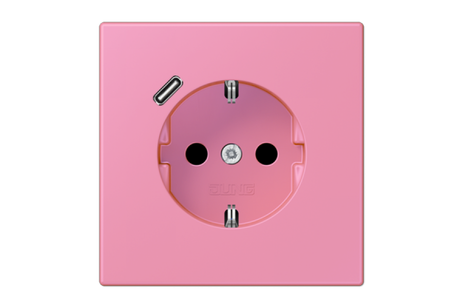 Розетка 2K+З USB Typ C Jung LC1520-18C246