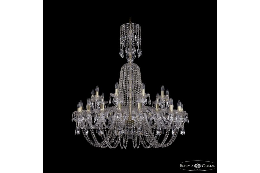 Подвесная люстра Bohemia Ivele Crystal 1402/20+10/400/XL-130 G