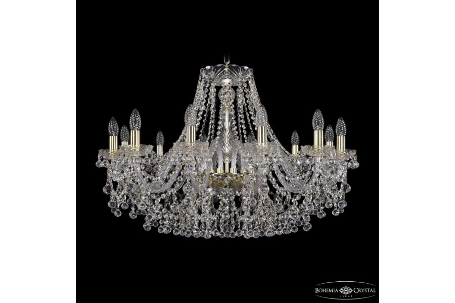 Подвесная люстра Bohemia Ivele Crystal 1409/12/300 G