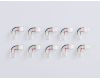 Соединитель угловой Ambrella Light Illumination COB 12/24V для лент 12mm (2 конт.) (10шт. в комплекте) GS6871