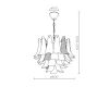 Подвесная люстра Modelux ML.6777.10P GD