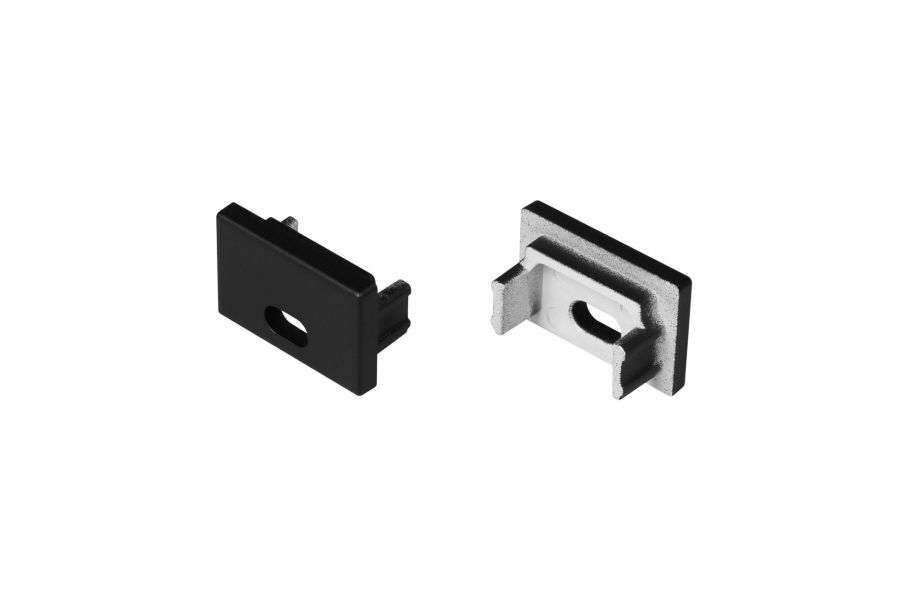 Заглушка Arlight SL-SLIM15-H10 BLACK с отверстием 058492