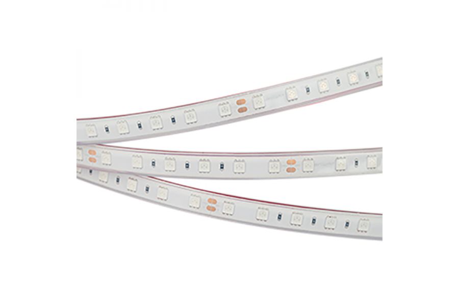Светодиодная лента герметичная Arlight RTW-PFS-B60-13mm 24V Green (14.4 W/m, IP68, 5060, 5m) 033789