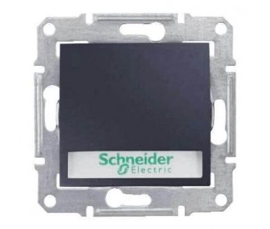 Выключатель кнопочный с подсветкой и полем для надписи Schneider Electric Sedna 10A 250V SDN1600370