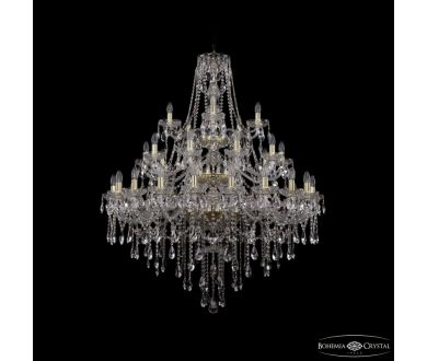 Подвесная люстра Bohemia Ivele Crystal 1415/20+10+5/400/3d Ni