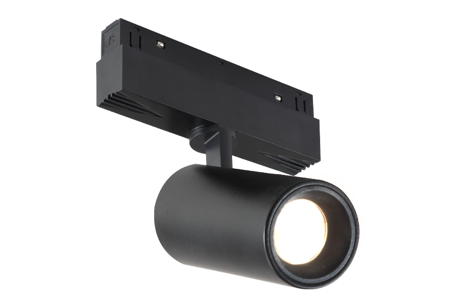 Трековый магнитный светильник iLedex Vision 4822-011-D45-8W-38DG-4000K-BK