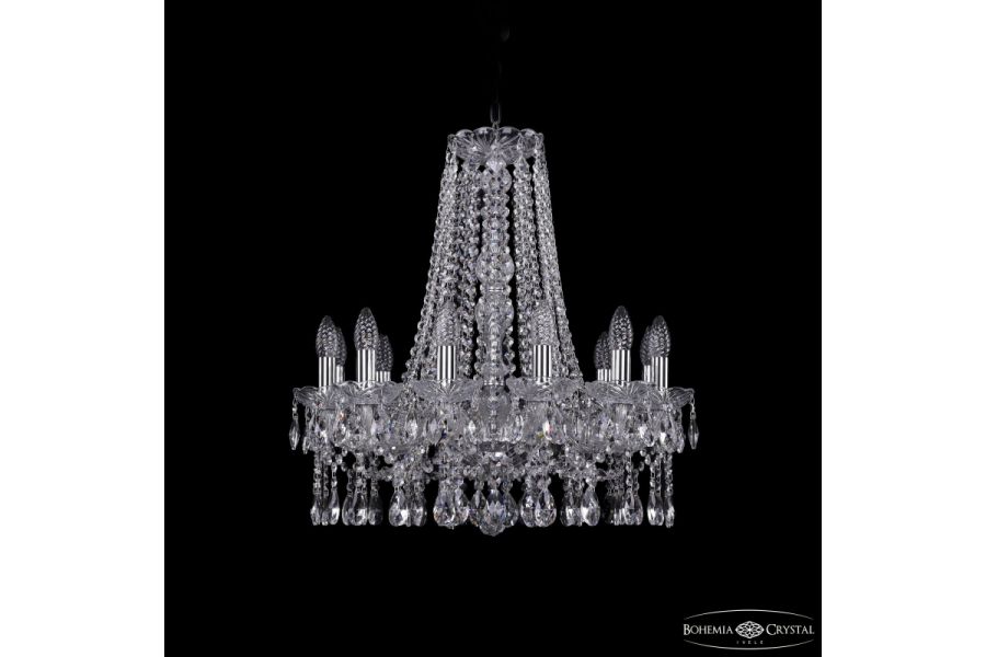 Подвесная люстра Bohemia Ivele Crystal 1413/12/200/h-60 Ni