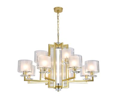 Подвесная люстра Newport 4408+4/C mat.gold М0071515