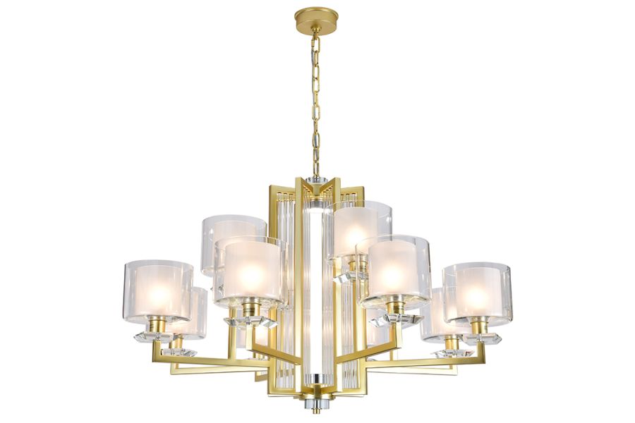 Подвесная люстра Newport 4408+4/C mat.gold М0071515