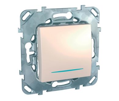 Выключатель одноклавишный с подсветкой Schneider Electric Unica MGU5.201.25NZD
