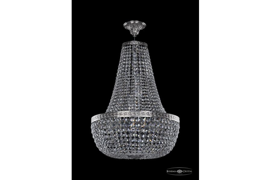 Люстра на штанге Bohemia Ivele Crystal 19111/H2/45IV Ni
