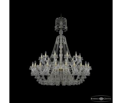 Подвесная люстра Bohemia Ivele Crystal 1409/24+12/530/XL-170 G