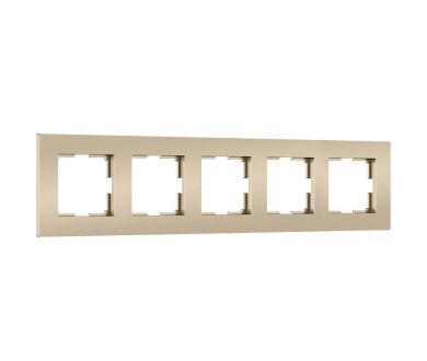 Рамка на 5 постов Werkel Slab (шампань софт) W0052911 4690389218460 a071629