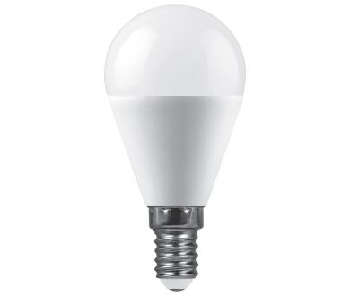 Лампа светодиодная Saffit SBG4520 шар матовый E14 20W 230V 6400K 55280