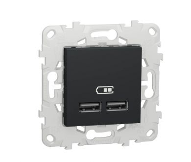 Розетка компьютерная USBx2 Schneider Electric Unica New NU541854