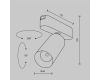 Трековый магнитный светильник Maytoni Focus LED TR103-1-12W4K-M-W