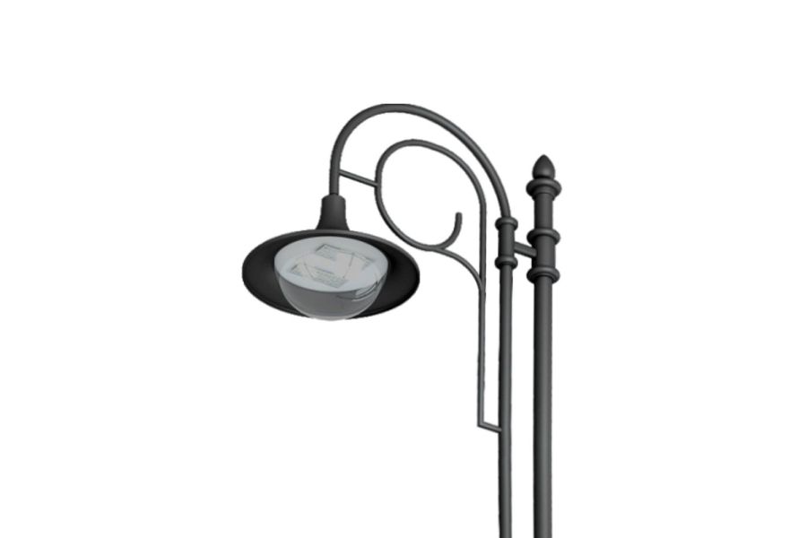 Уличный консольный светильник Arlight OXOR-AMPIL-LUZ-580х480-100W Day4000 (BK, 120 deg, 230V) 052450