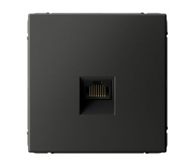 Розетка компьютерная RJ45, кат. 5е, механизм Systeme Electric ArtGallery Базальт GAL001483