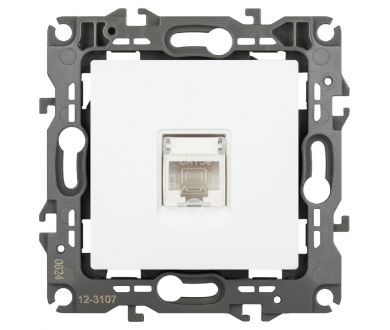 Розетка компьютерная RJ45 Эра 12-3107-01М Б0065712