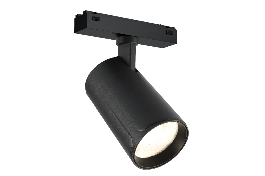 Трековый магнитный светильник iLedex Vision 4825-048-D70-20W-36DG-3000K-BK