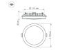 Влагозащищенный светильник Arlight LTD-135SOL-20W Day White 020711