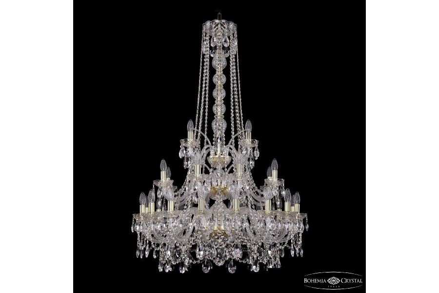 Подвесная люстра Bohemia Ivele Crystal 1411/16+8+4/300/h-131/3d G
