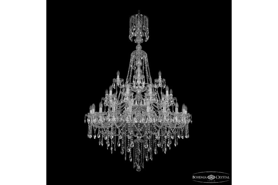 Подвесная люстра Bohemia Ivele Crystal 1415/20+10+5/400/XL-180/3d Ni