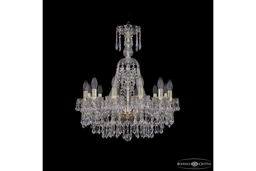 Подвесная люстра Bohemia Ivele Crystal 1403/12/195/XL-65 G