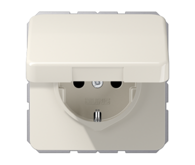 Розетка штепсельная Schuko Jung CD1520NBFKL