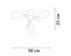 Потолочная люстра Vitaluce V2850-1/3PL